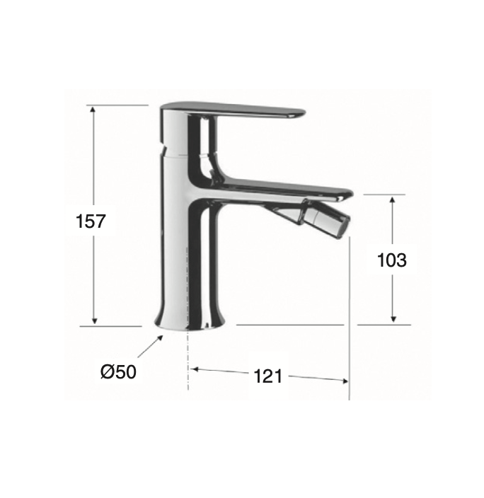 Monet bidet mixer
