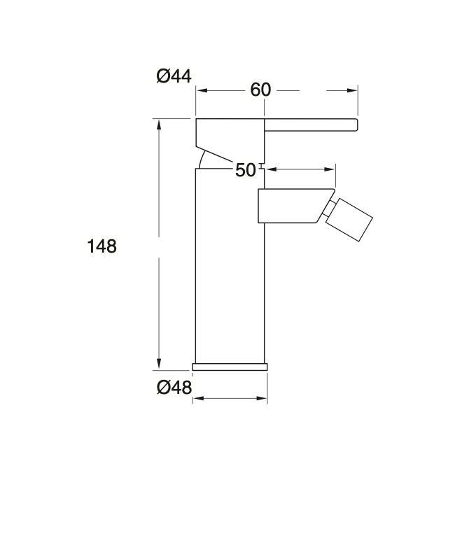 Tena bidet mixer