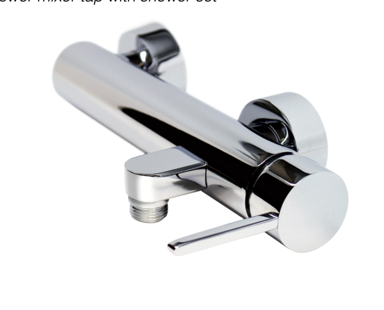 Shower mixer with Tena shower equipment