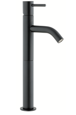 High basin mixer with curved spout Veral