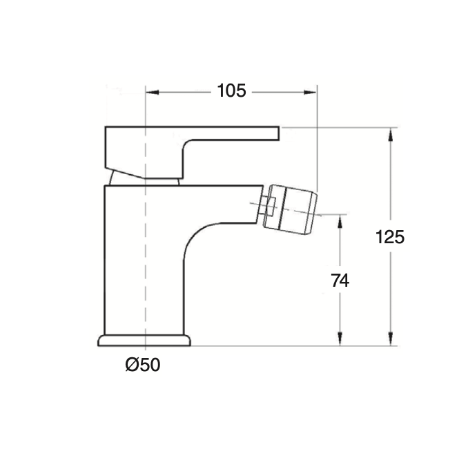 Ainsa bidet mixer