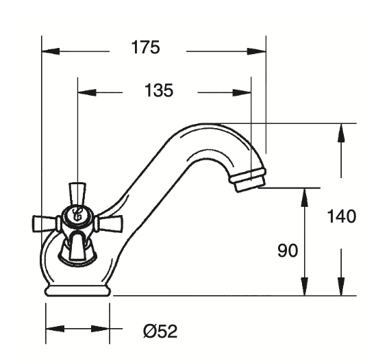 Lujo monobloc washbasin