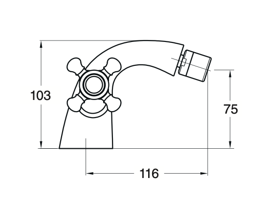 Monobloc bidet Época