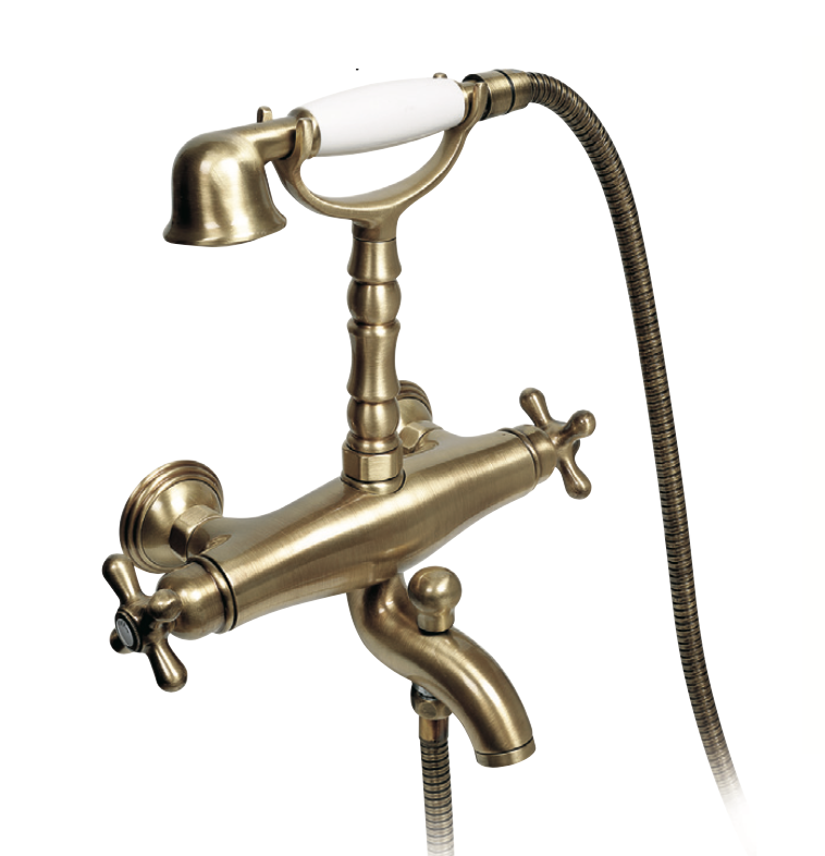 Thermostatic bath-shower group with Época shower equipment