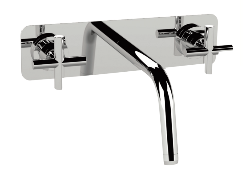 Jalón wall-mounted embeddable basin mixer