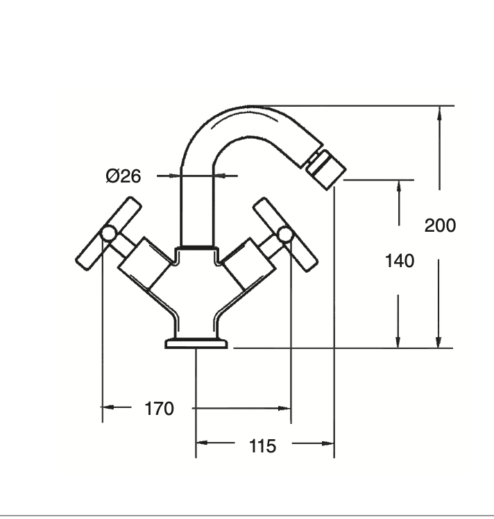 Monobloc bidet Jalon