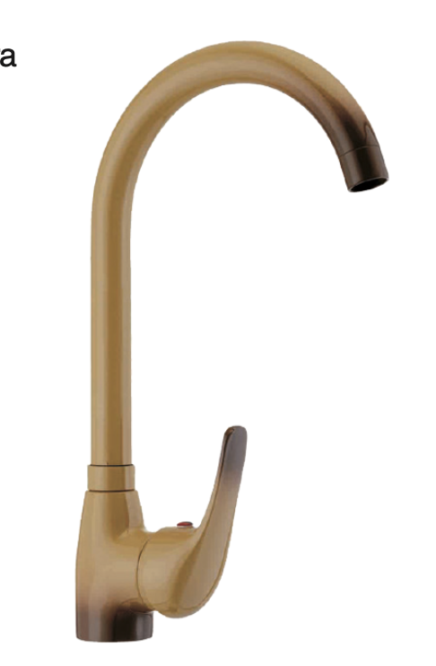 Single-lever sink spout tube Cerler