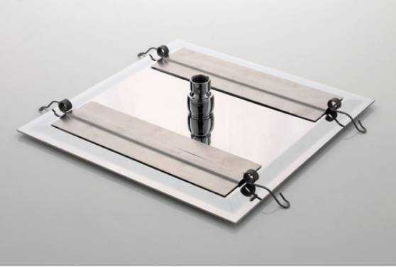 Niagara black or white built-in shower head