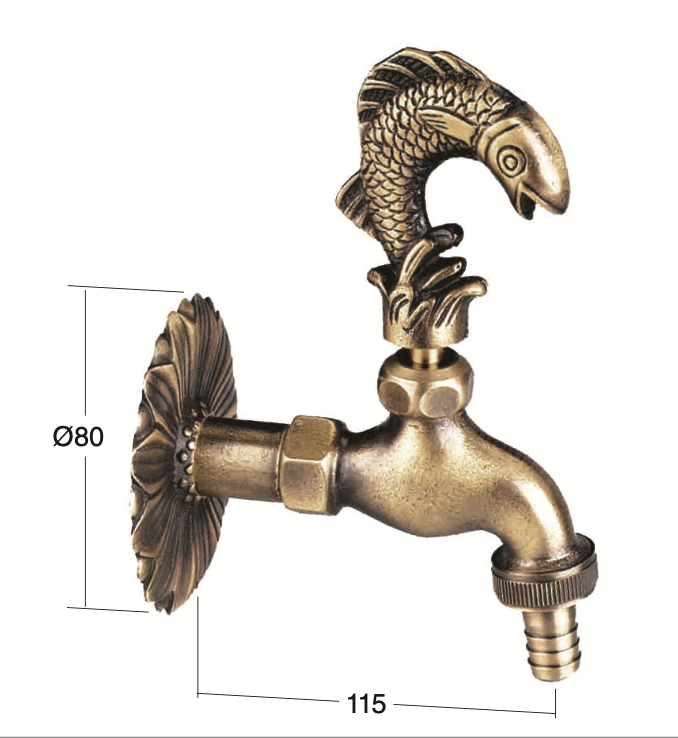 Front tap fish outlet hose 1/2 &quot;