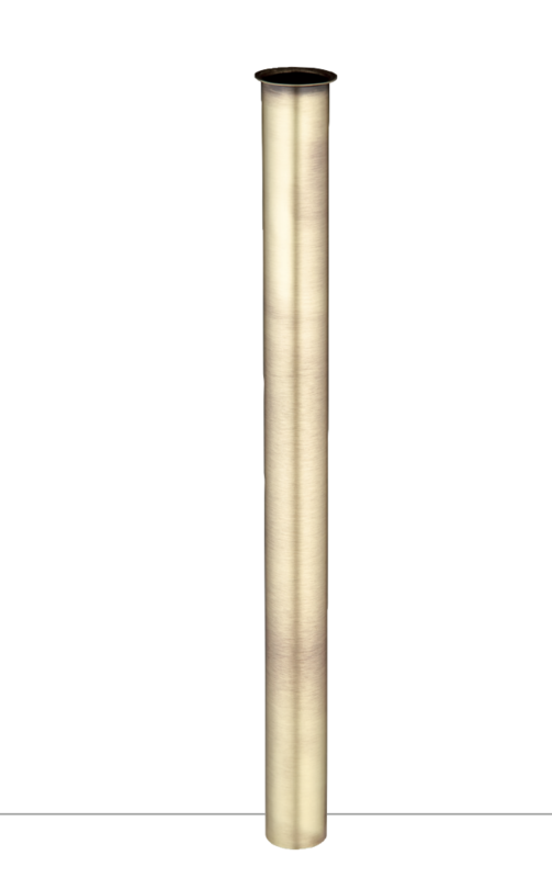 Siphon tube extension with flange