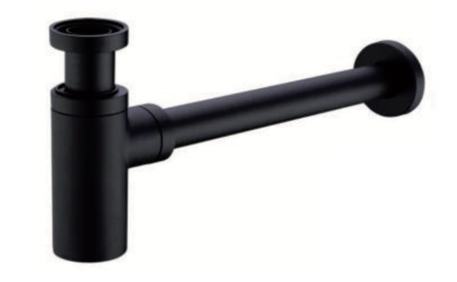 1 1/4&quot; cylindrical telescopic sink trap