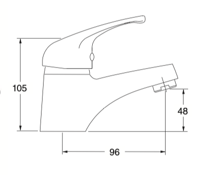 Cerler washbasin mixer