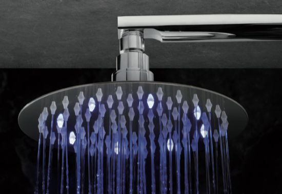Rociador ducha con LED regulado por temperatura