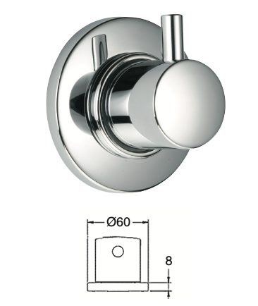 Izas recessed diverter
