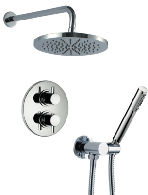 Built-in 2-way thermostatic shower set Izas