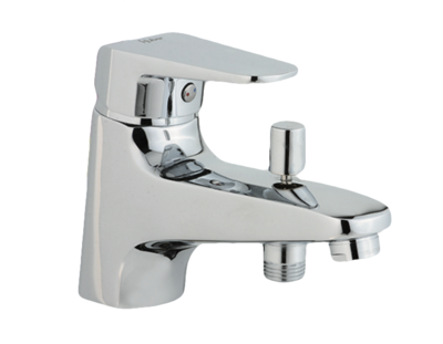 Basin mixer with shower function