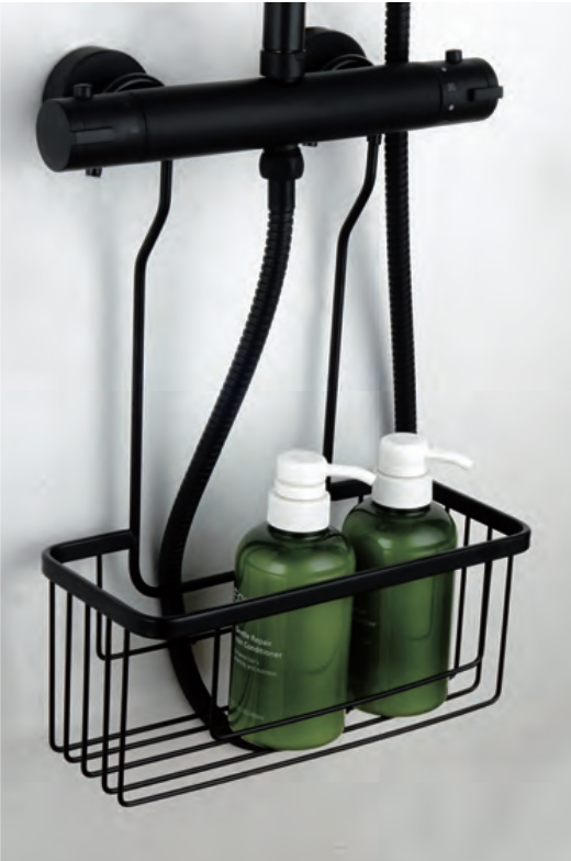 Rectangular soap dish hang faucet