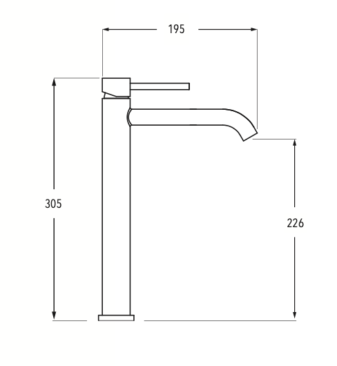 Lizara high basin mixer