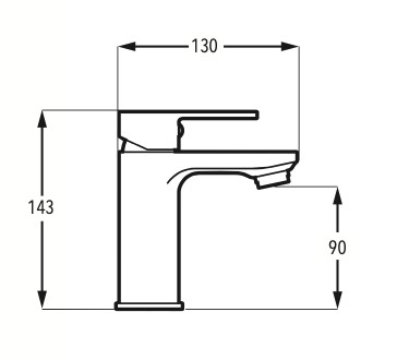 Bubal basin mixer