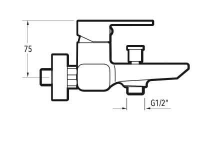 Bubal bath-shower mixer