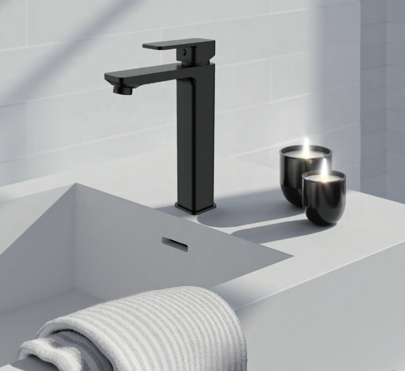 Bubal high basin mixer