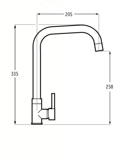 Lizara sink mixer