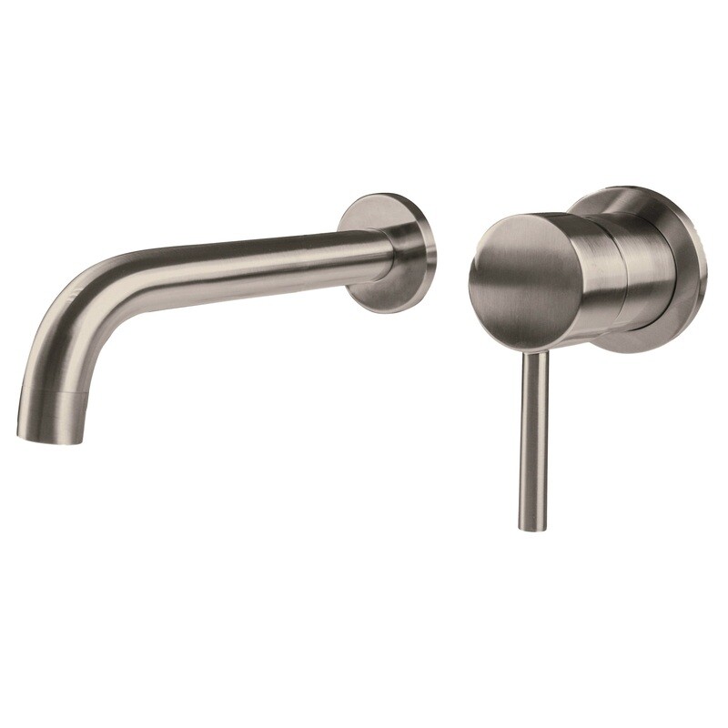 Lizara built-in wall-mounted washbasin mixer