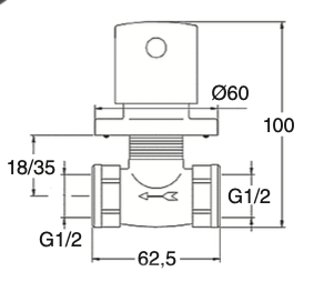 Izas built-in stopcocks