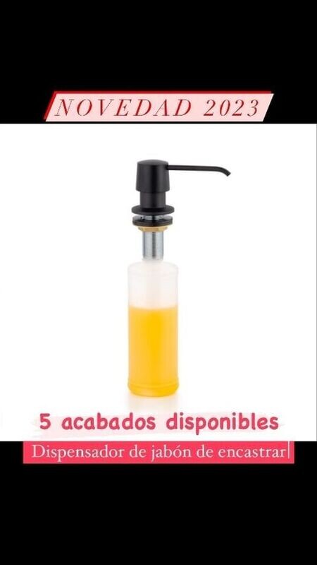 Built-in soap dispenser