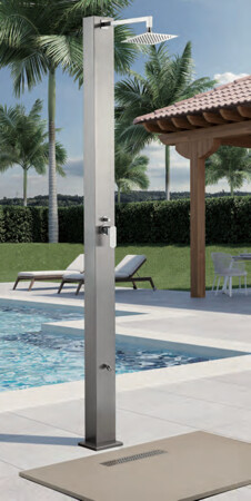 Teide garden shower column (cold water only)