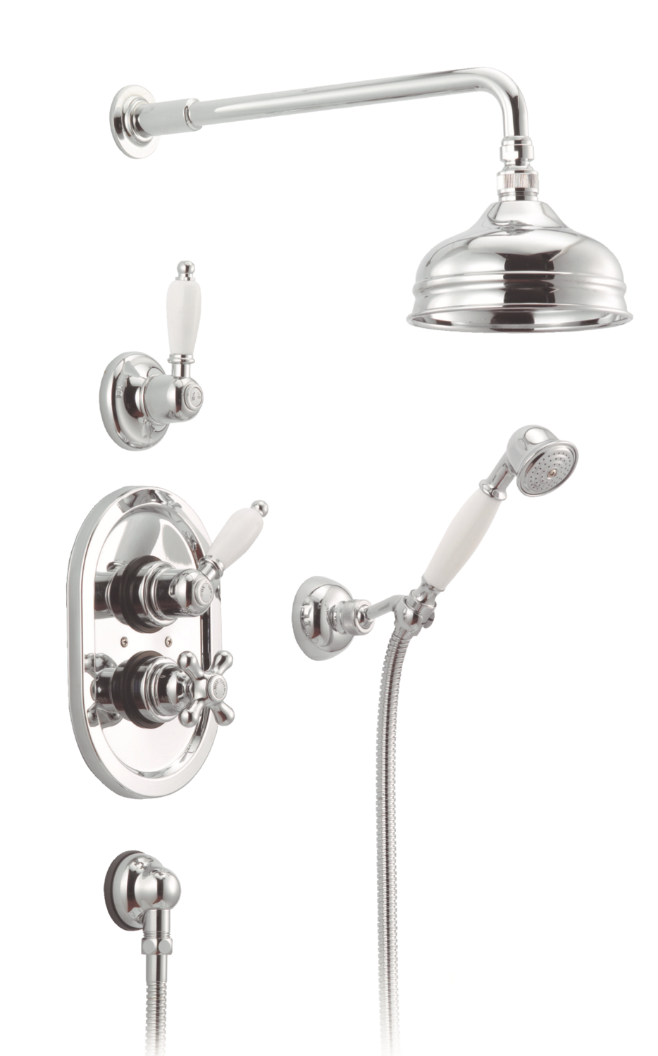 Venice built-in thermostatic shower set