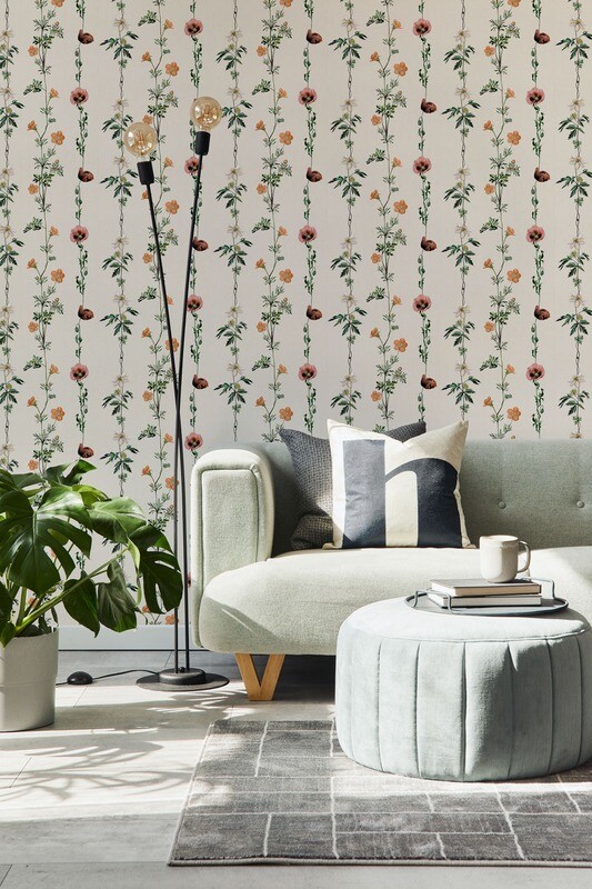 Climbing flowers Linen