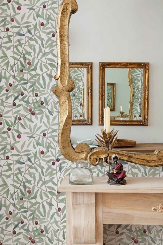 Leaf Craze White by Andrea Zarraluqui