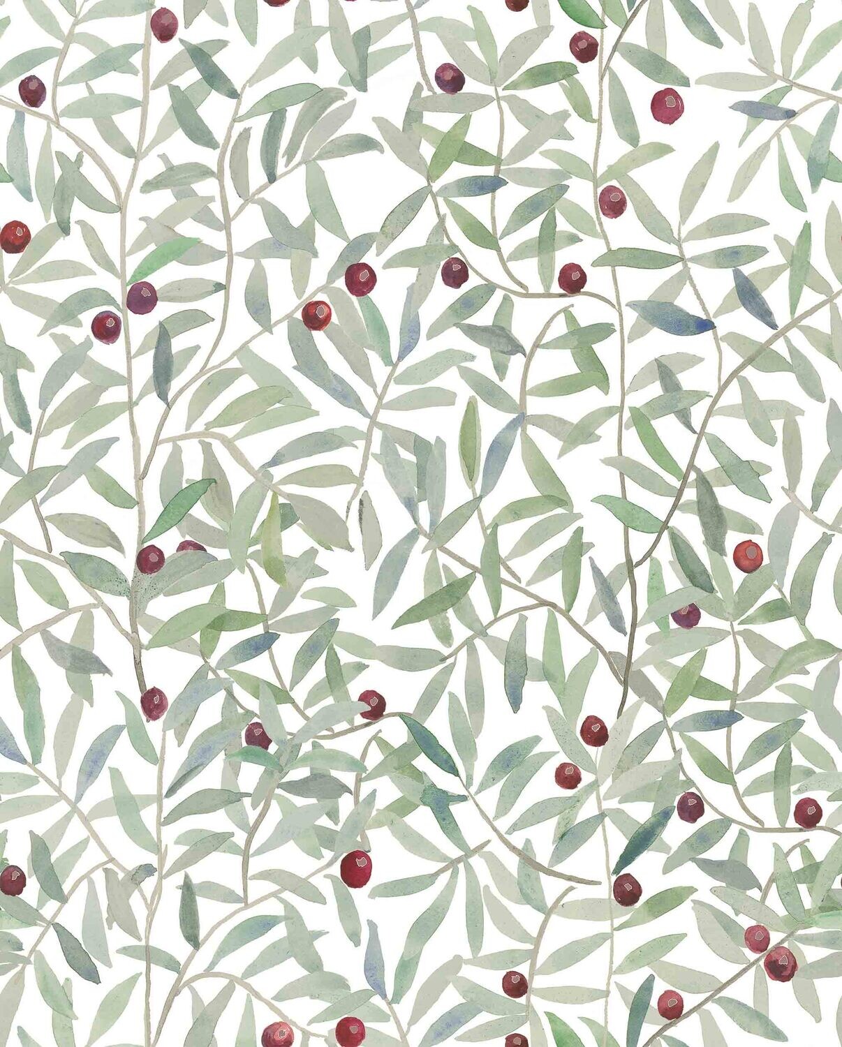 Leaf Craze White by Andrea Zarraluqui