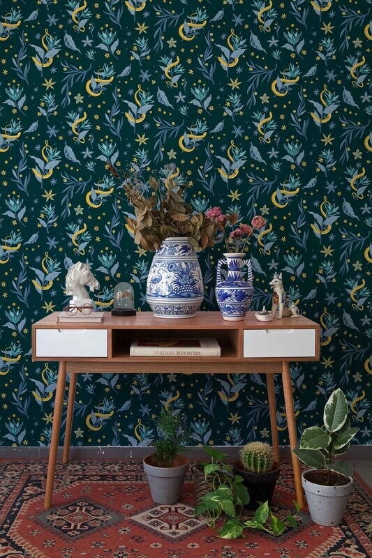 Serpientes y Flores Dark by Mercedes Bellido