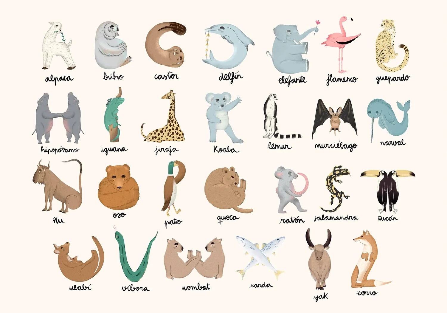 Animal Alphabet Multi