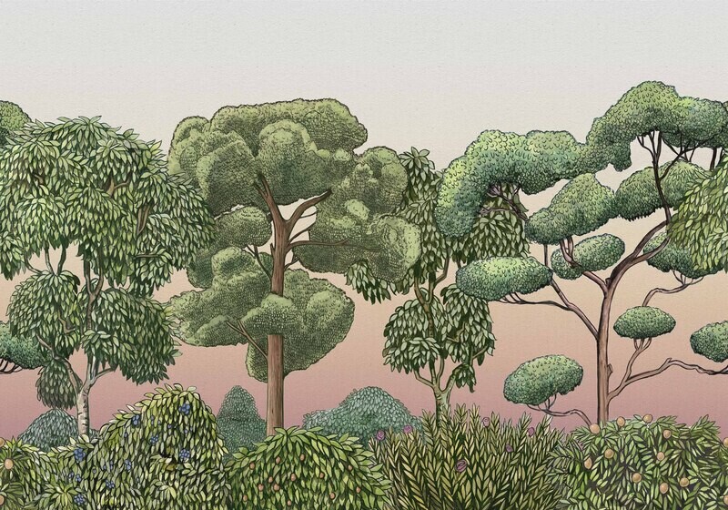 Green Forest Dawn