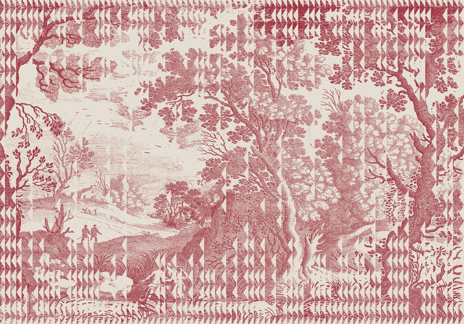 Patch Landscape Red