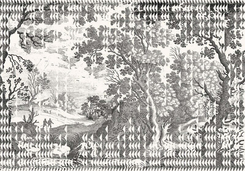 Patch Landscape Black