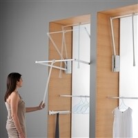 Cabide dobrável para armário 83-120cm