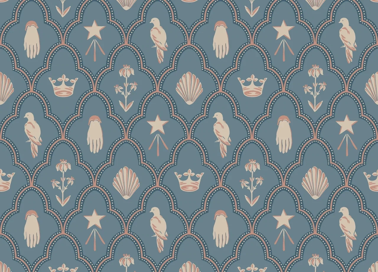 Turtledove barn indigo blue