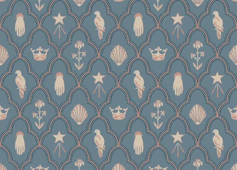 Turtledove barn indigo blue