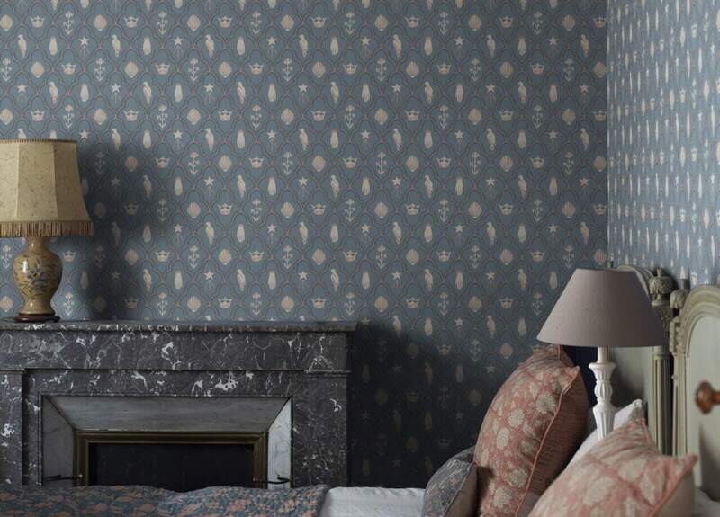 Turtledove barn indigo blue