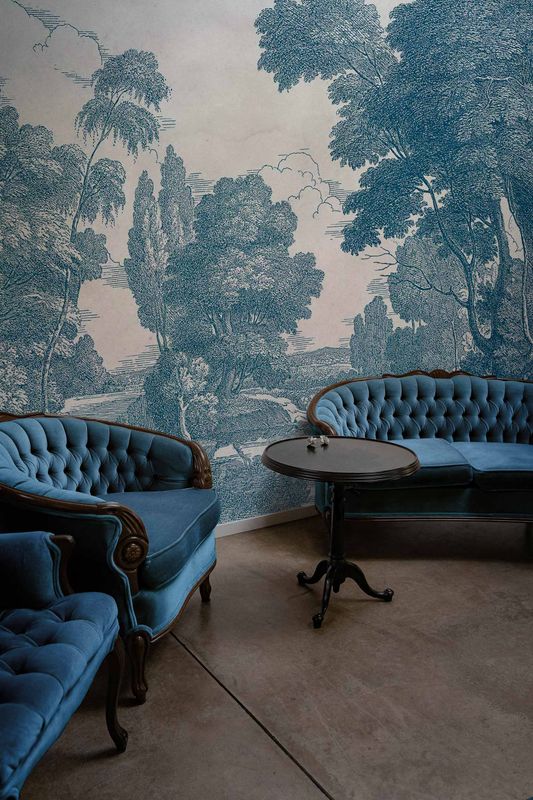 Engraving Blue