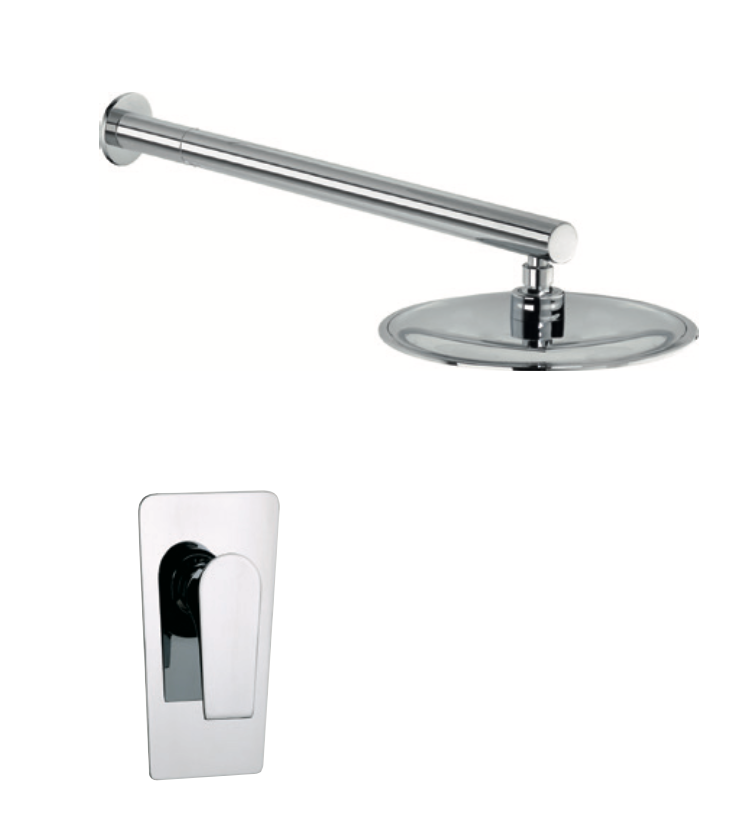 Shower mixer with Athenea shower equipment