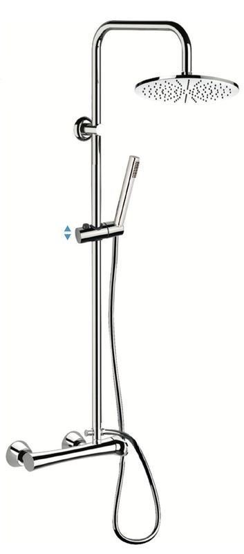 Shower mixer with Athenea shower equipment