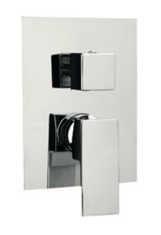 Tizziano 3-way built-in bathroom mixer, Acabados: Oro cepillado