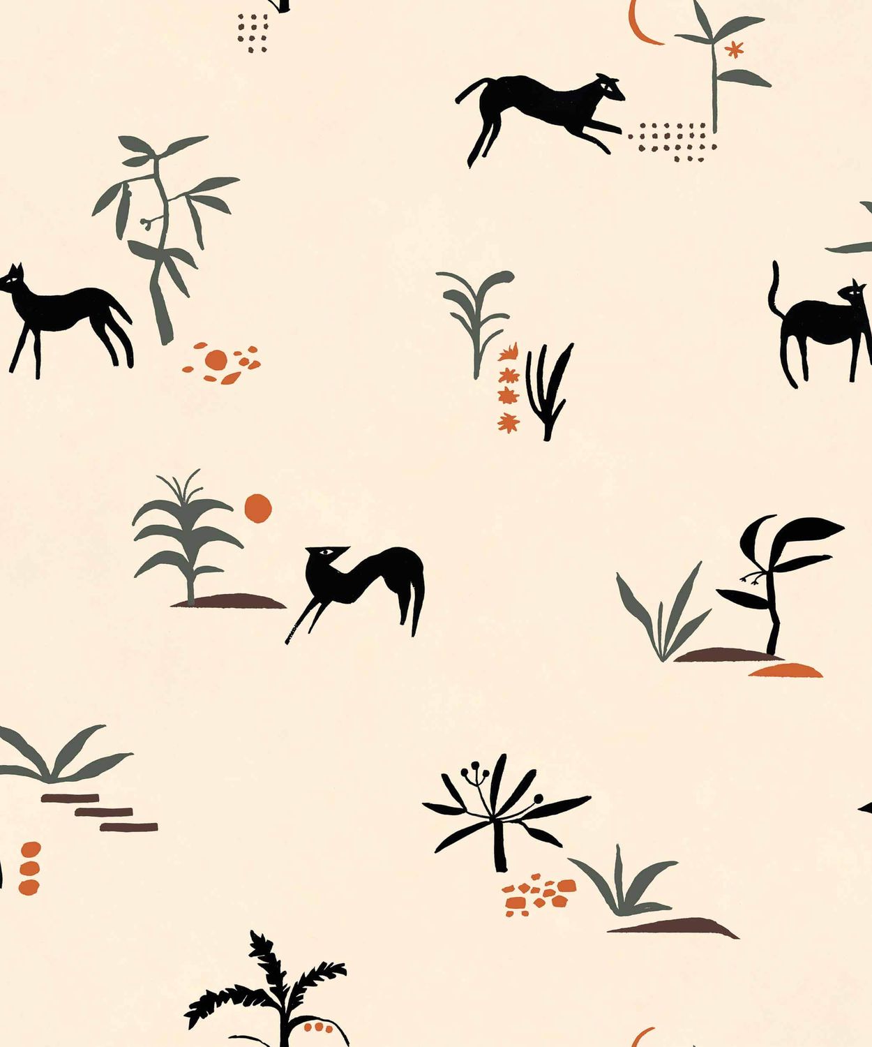 Prehistoric Creatures Beige