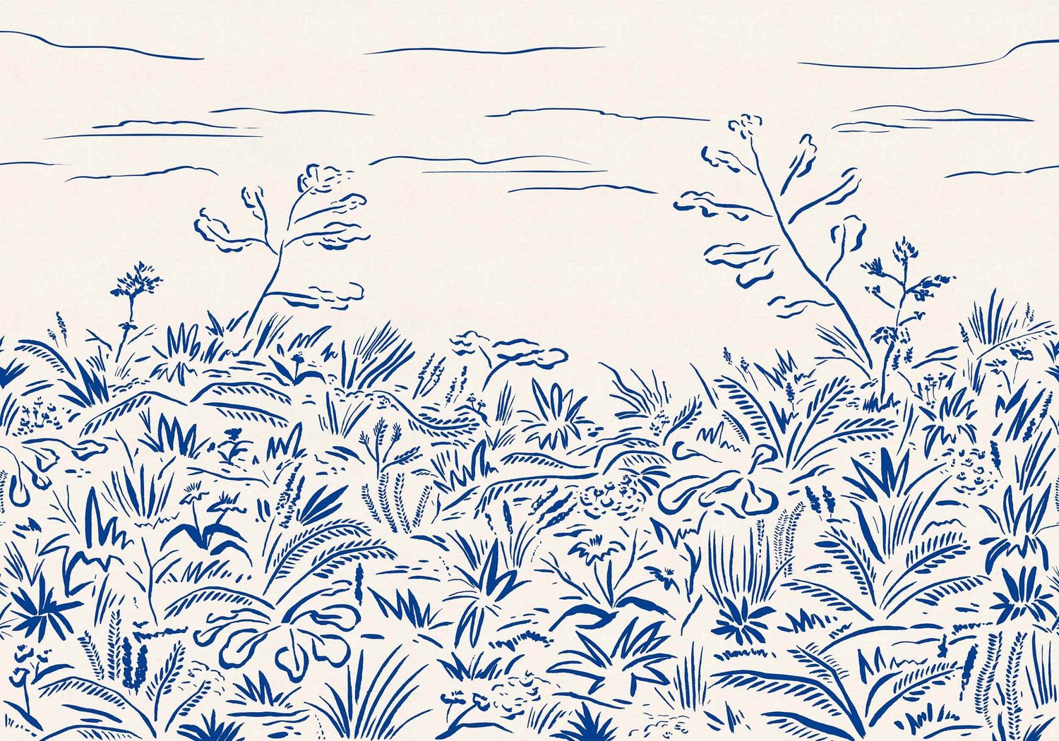 Floral Cave Blue