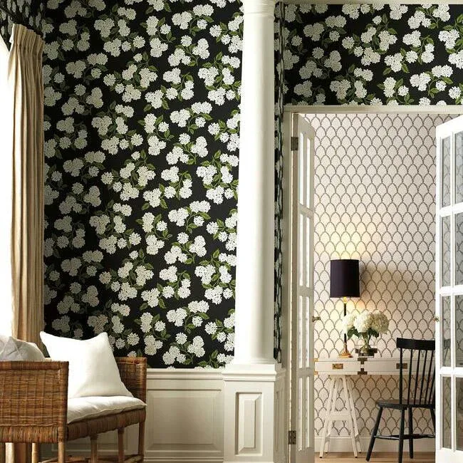 Hydrangea Black&amp;White